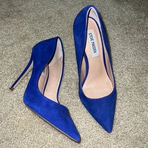 Blue Steve Madden heels